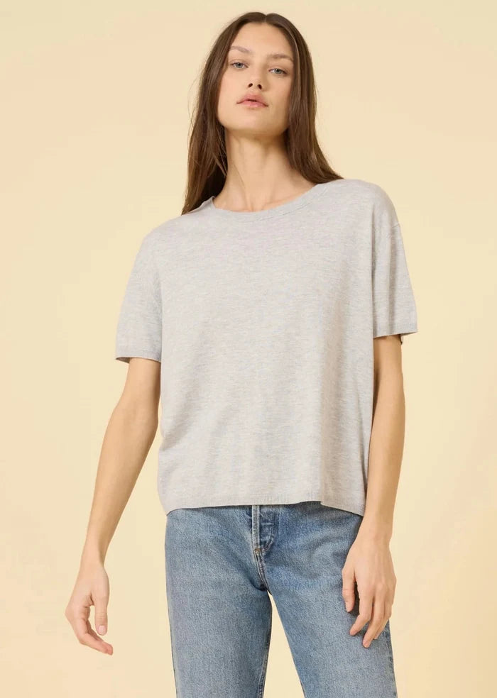 One Grey Day - Heather Grey Bianca Tee - Kalifornia Jean Bar