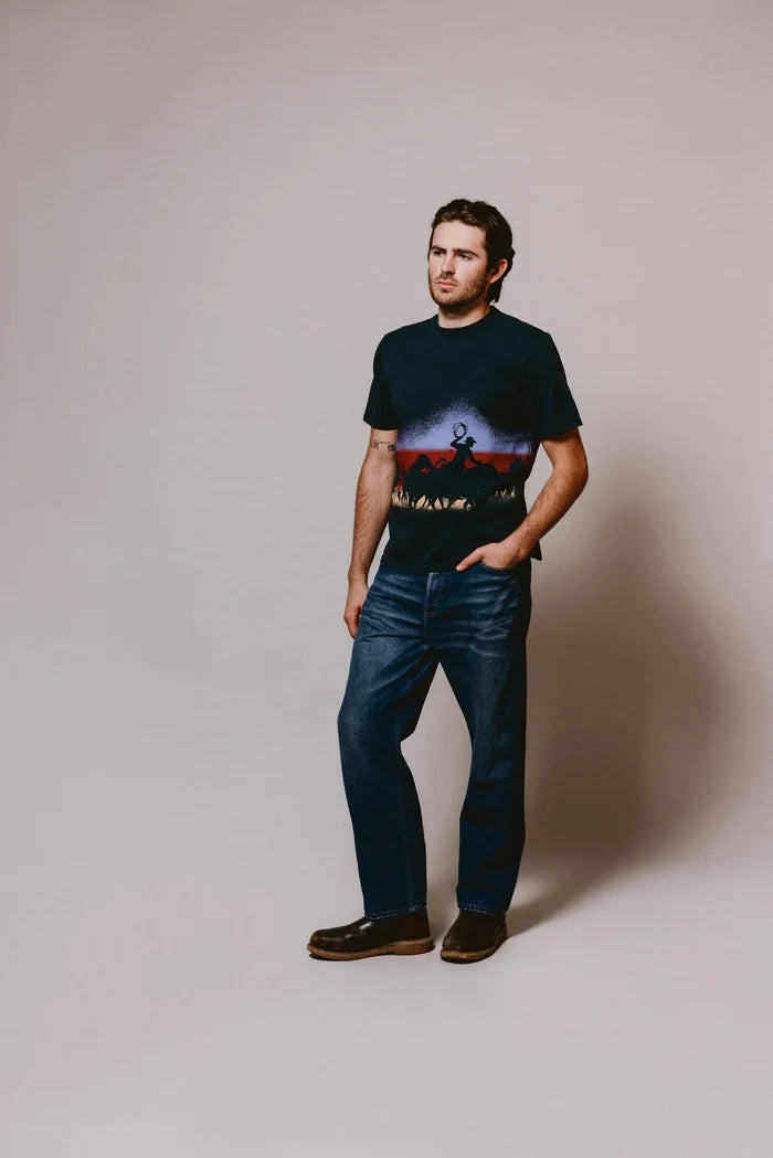 One of These Days - Driftin' Away Shirt Washed Black - Kalifornia Jean Bar