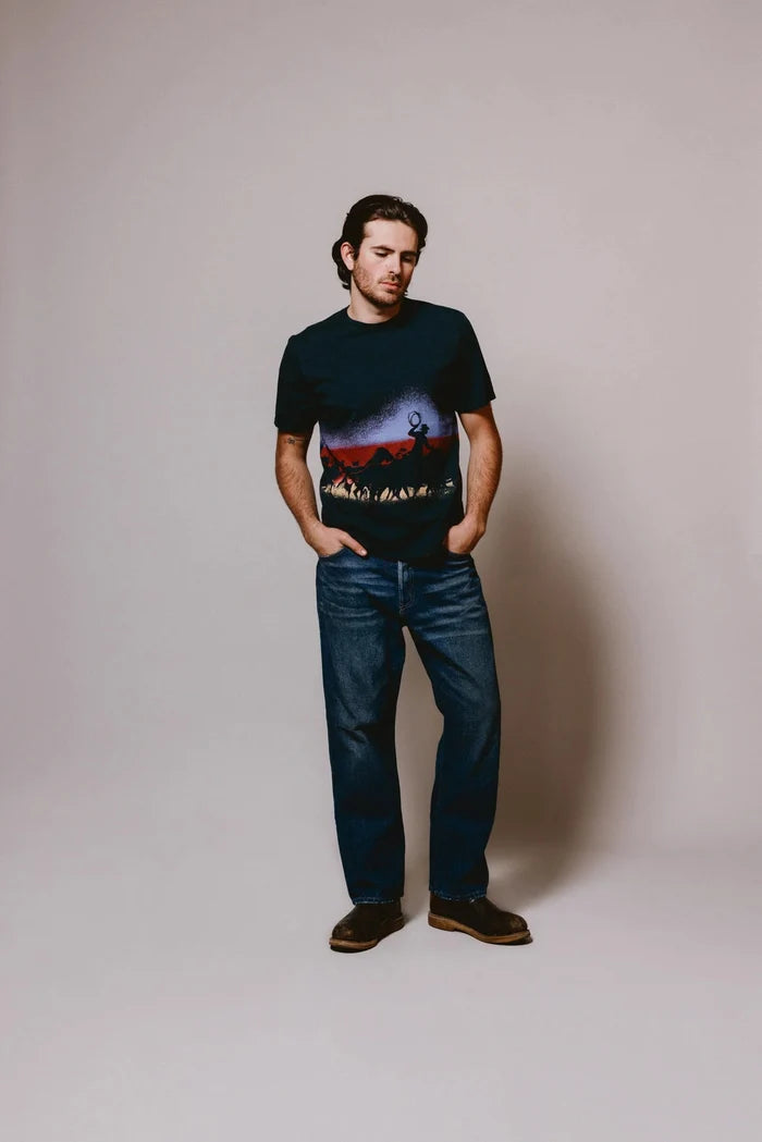 One of These Days - Driftin' Away Shirt Washed Black - Kalifornia Jean Bar