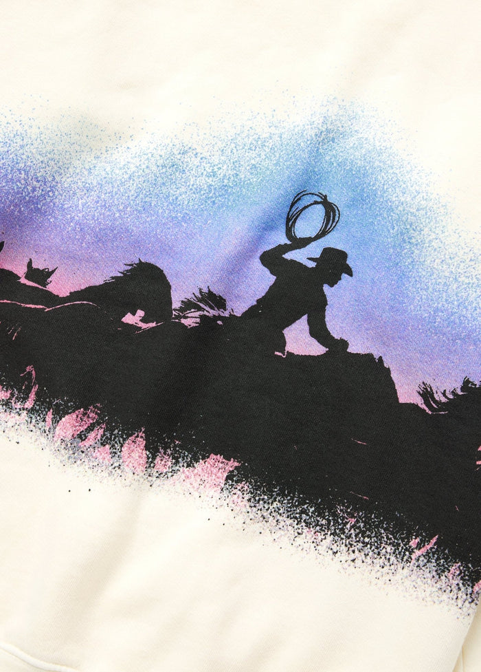 One of These Days - Driftin' Back Crewneck in Bone - Kalifornia Jean Bar