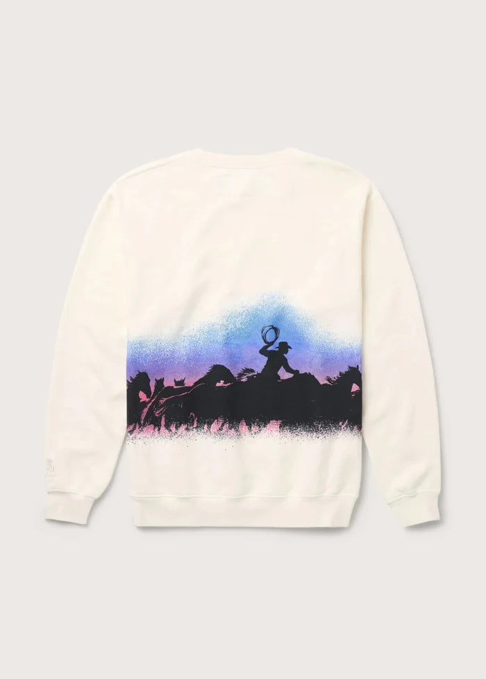 One of These Days - Driftin' Back Crewneck in Bone - Kalifornia Jean Bar