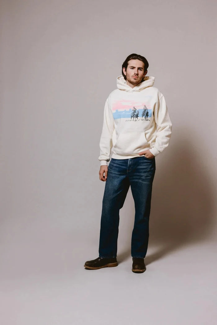 One of These Days - Drifting A Blue Hoodie in Bone - Kalifornia Jean Bar