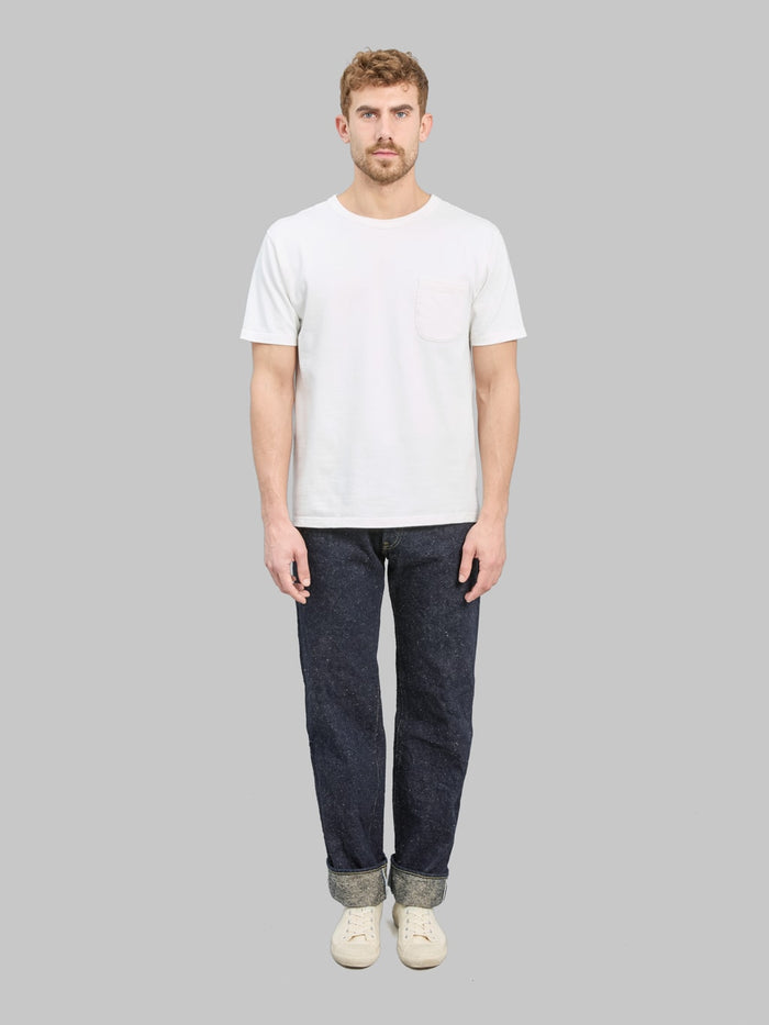 ONI 200 Asphalt 20oz Wide Straight Jeans front look
