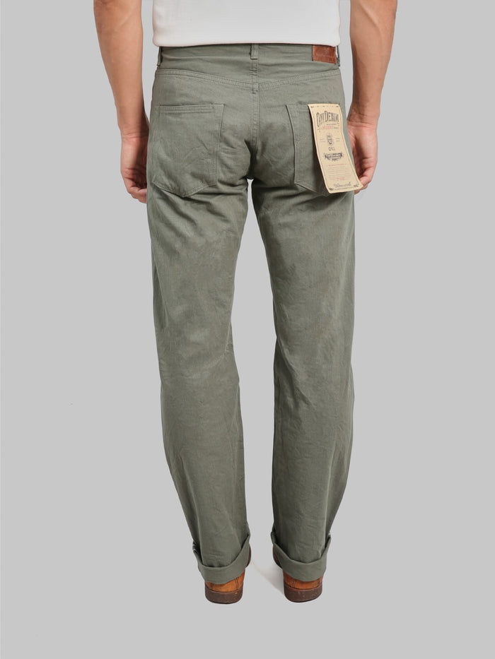 ONI 266SVC-GOL 8oz Selvedge Chino Trouser Light Olive