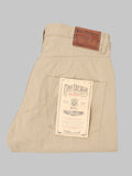 ONI 266SVC KHB 8oz Selvedge Chino Trouser Khaki Beige japanese made