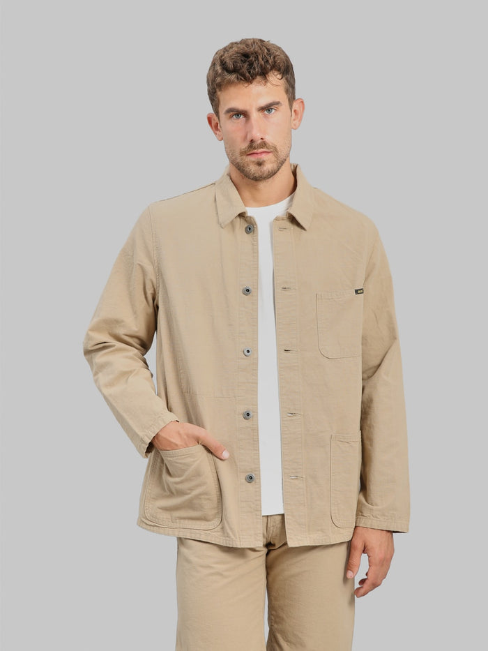 ONI Denim 03500-8BE "Beta Chambray Beige" 8oz Coverall