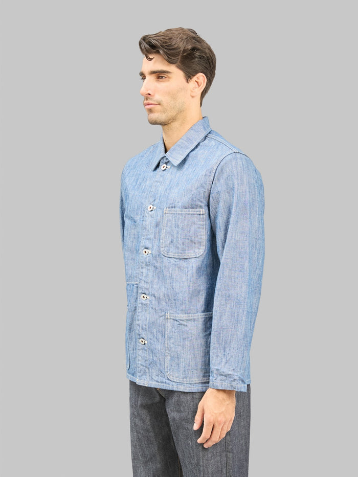 ONI Denim 03501 SHVCH 13oz Super Heavy Chambray  Coverall side fit