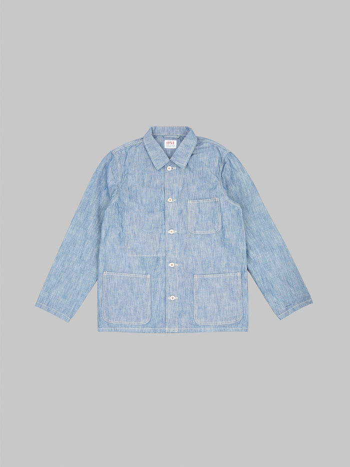 ONI Denim 03501 SHVCH 13oz Super Heavy Chambray  Coverall front
