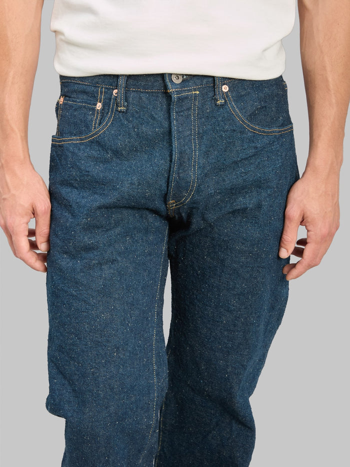ONI Denim 200CCD GOLV 15oz Wide Straight Jeans waist