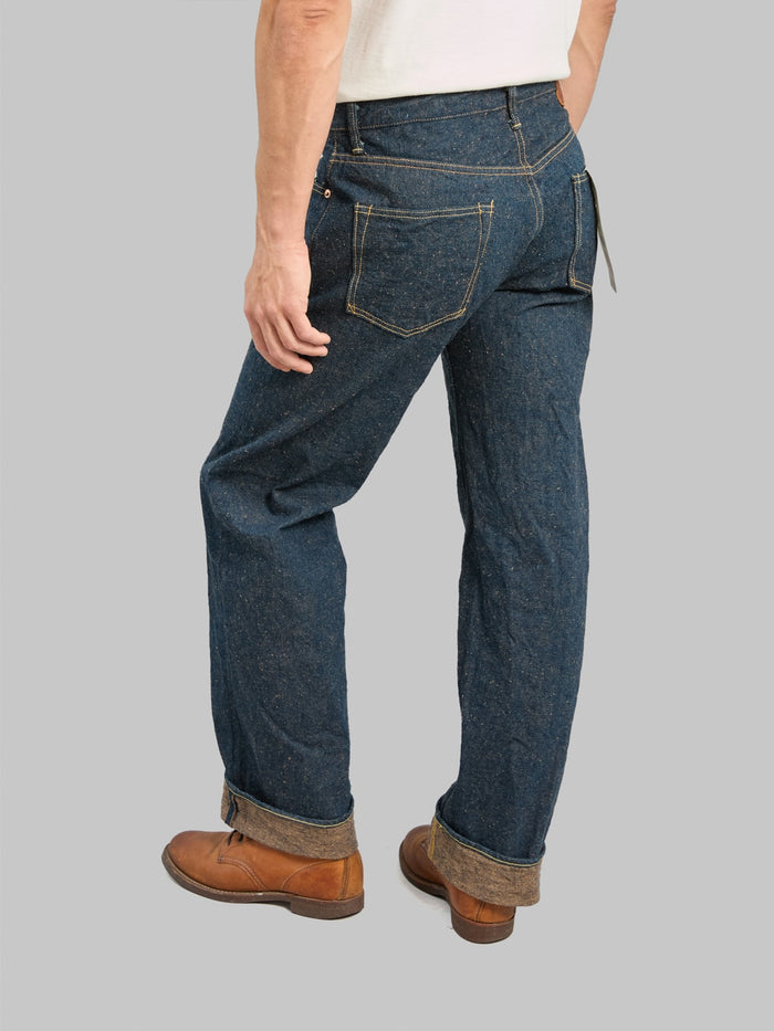 ONI Denim 200CCD-MOCA "Crushed Concrete Denim Moca Weft" 15oz Wide Straight Jeans