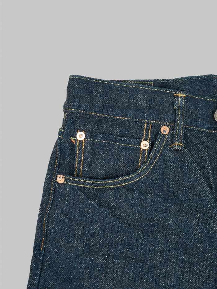 ONI Denim 200ZR KAB Secret Denim 20oz Wide Straight Jeans coin pocket