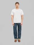 ONI Denim 222 Ishikawadai 15oz Super Wide Straight Jeans front fit