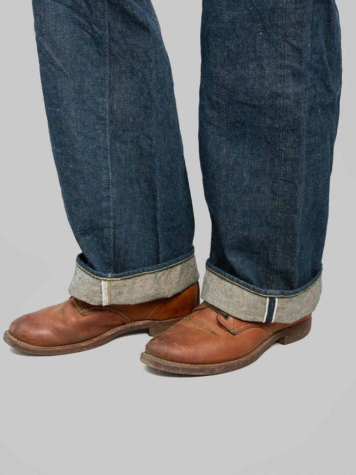 ONI Denim 222 Ishikawadai 15oz Super Wide Straight Jeans weft