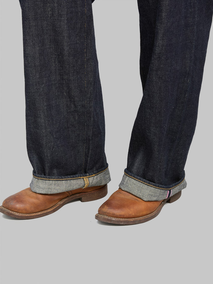 ONI Denim 222 Kiraku 12oz Wide Straight Jeans selvedge