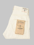 ONI Denim 271-ECRU 12.4oz Organic Cotton Just Right Straight Jeans Ecru