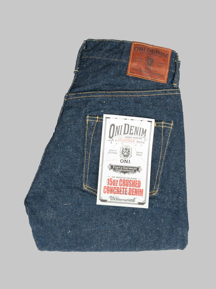 ONI Denim 288CCD GOLV 15oz Regular Straight Jeans made in japan