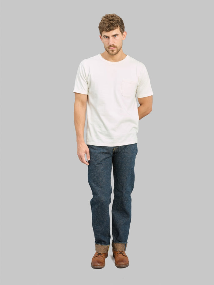 ONI Denim 288CCD-MOCA "Crushed Concrete Denim Moca Weft" 15oz Regular Straight Jeans - Redcast Heritage Co.
