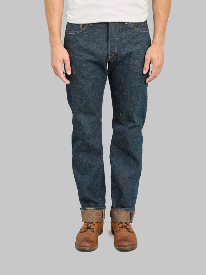 ONI Denim 288CCD-MOCA "Crushed Concrete Denim Moca Weft" 15oz Regular Straight Jeans - Redcast Heritage Co.