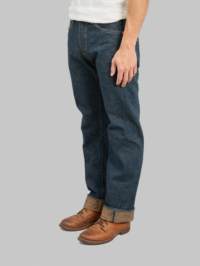 ONI Denim 288CCD-MOCA "Crushed Concrete Denim Moca Weft" 15oz Regular Straight Jeans - Redcast Heritage Co.