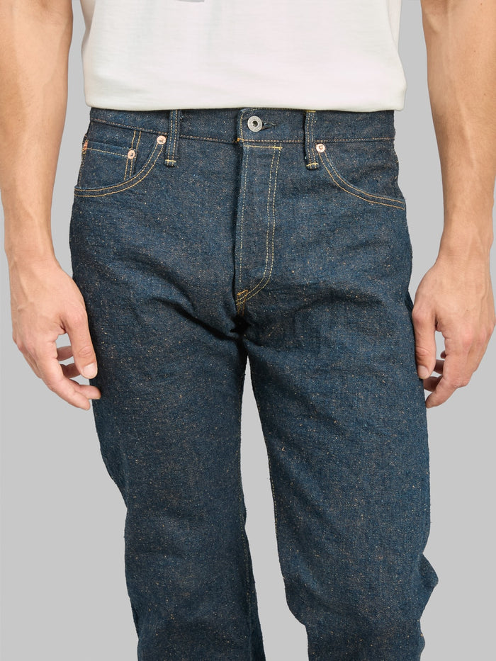 ONI Denim 288CCD-MOCA "Crushed Concrete Denim Moca Weft" 15oz Regular Straight Jeans - Redcast Heritage Co.