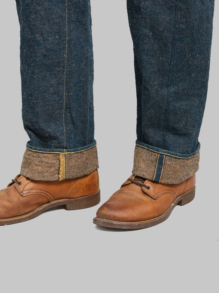 ONI Denim 288CCD-MOCA "Crushed Concrete Denim Moca Weft" 15oz Regular Straight Jeans - Redcast Heritage Co.