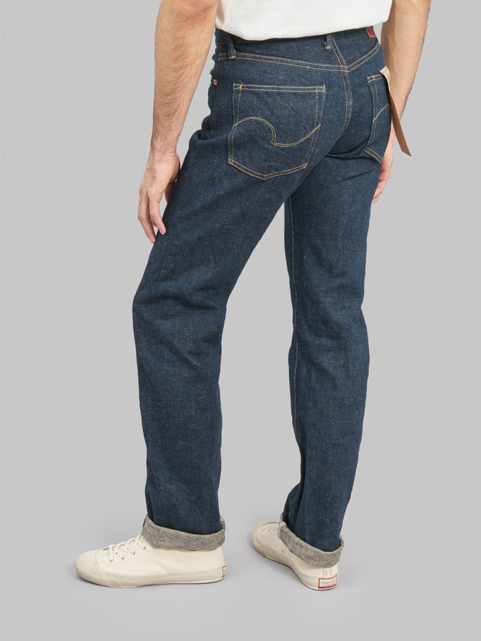 oni 288 secret denim ecru weft 20oz regular straight selvedge jeans fitting