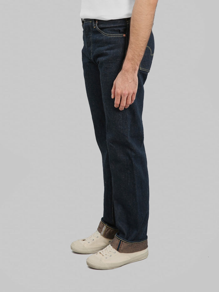ONI Denim 288ZRLBR Secret Denim Brown Weft Straight Jeans side
