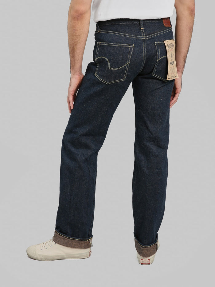 ONI Denim 288ZRLBR Secret Denim Brown Weft Straight Jeans back styled