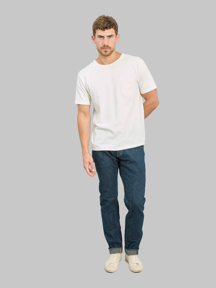 ONI Denim 622CCD-GOLV  "Crushed Concrete Denim Grayish Olive Weft" 15oz Relaxed Tapered Jeans - Redcast Heritage Co.