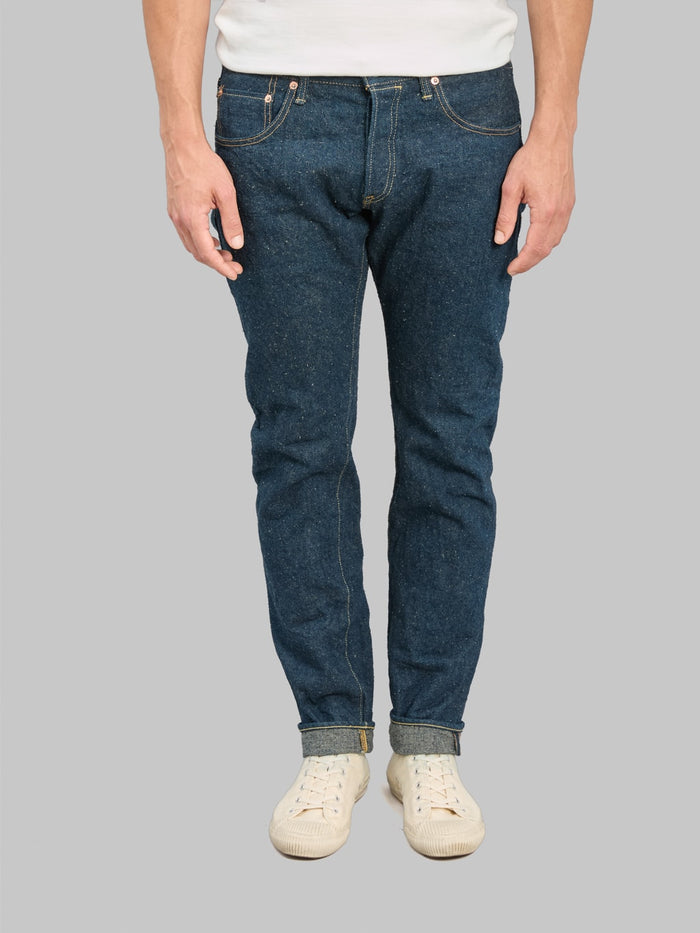 ONI Denim 622CCD-GOLV  "Crushed Concrete Denim Grayish Olive Weft" 15oz Relaxed Tapered Jeans - Redcast Heritage Co.