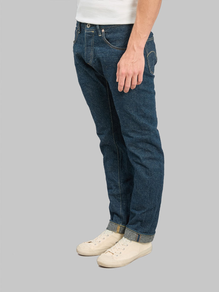 ONI Denim 622CCD-GOLV  "Crushed Concrete Denim Grayish Olive Weft" 15oz Relaxed Tapered Jeans - Redcast Heritage Co.