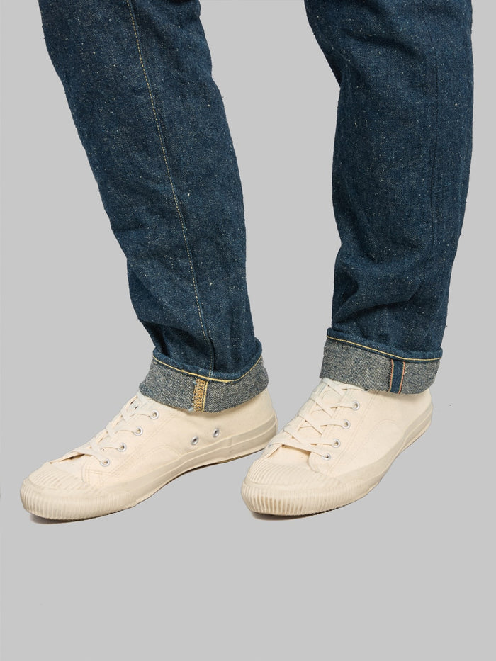 ONI Denim 622CCD-GOLV  "Crushed Concrete Denim Grayish Olive Weft" 15oz Relaxed Tapered Jeans - Redcast Heritage Co.