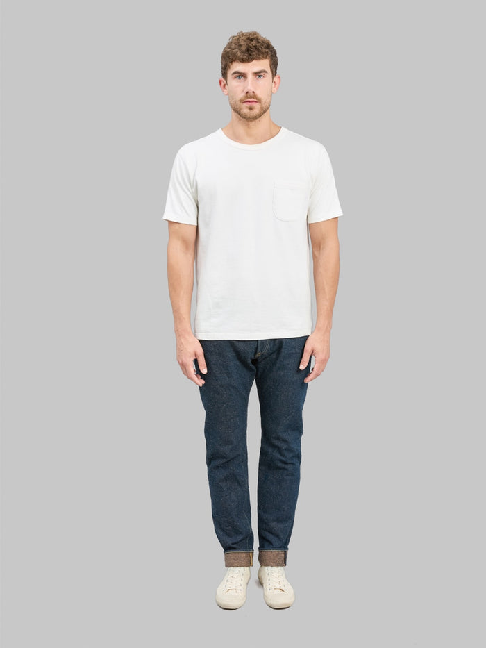 ONI Denim 622CCD-MOCA "Crushed Concrete Denim Moca Weft" 15oz Relaxed Tapered Jeans - Redcast Heritage Co.