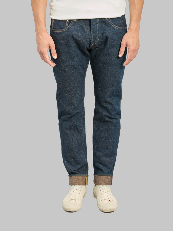 ONI Denim 622CCD-MOCA "Crushed Concrete Denim Moca Weft" 15oz Relaxed Tapered Jeans - Redcast Heritage Co.