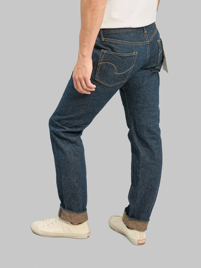 ONI Denim 622CCD-MOCA "Crushed Concrete Denim Moca Weft" 15oz Relaxed Tapered Jeans - Redcast Heritage Co.