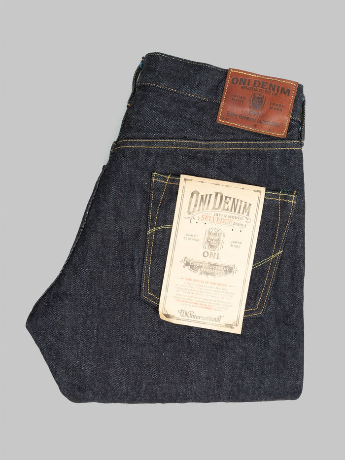 ONI Denim  622 Low Tension 15oz Relaxed Tapered Jeans japanese made