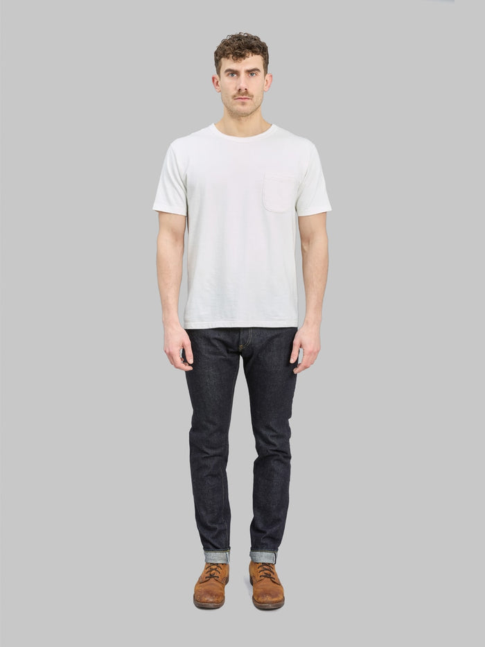 ONI Denim 622 Low Tension 15oz Relaxed Tapered Jeans front look