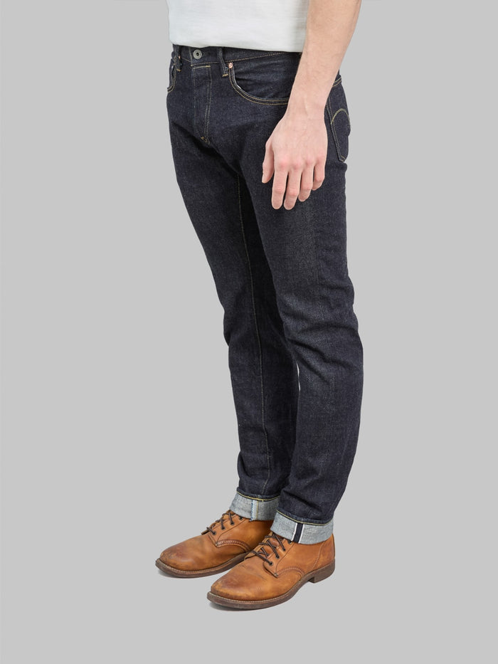ONI Denim 622 Low Tension 15oz Relaxed Tapered Jeans side fit