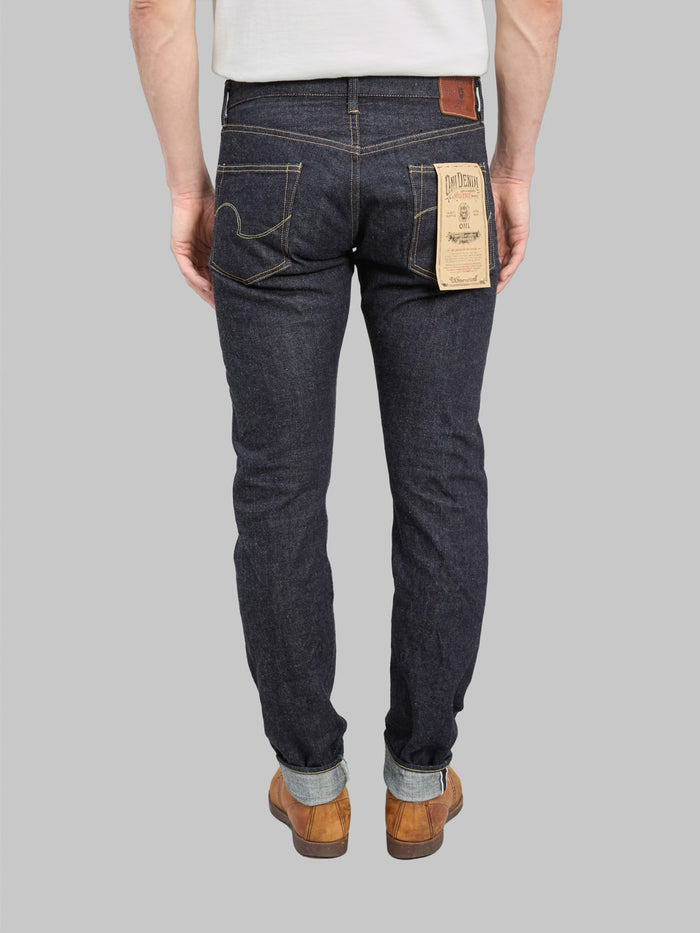 ONI Denim  622 Low Tension 15oz Relaxed Tapered Jeans back fit
