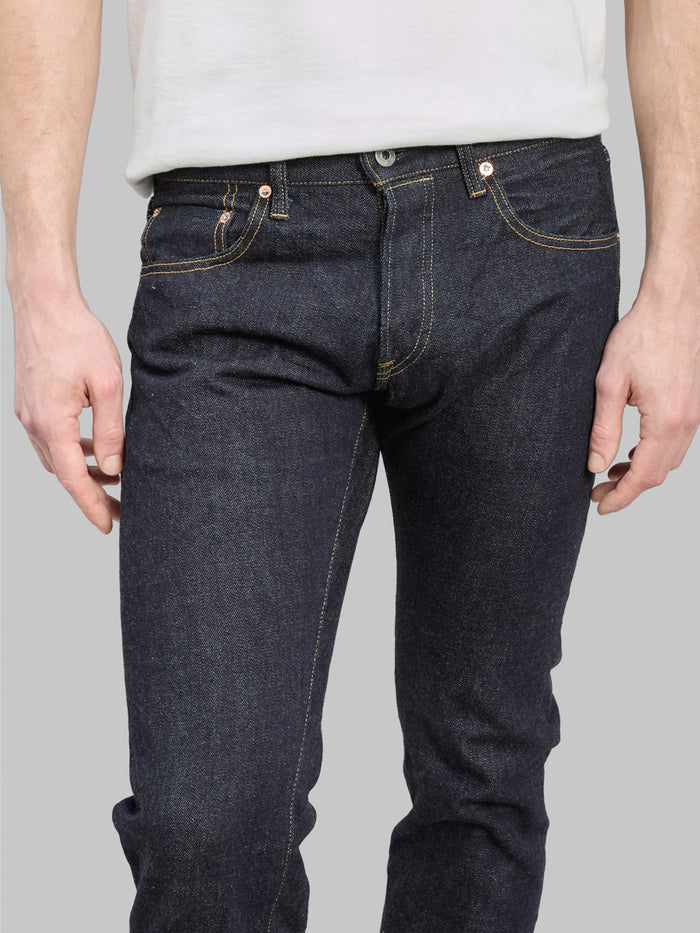 ONI Denim 622 Low Tension 15oz Relaxed Tapered Jeans waist