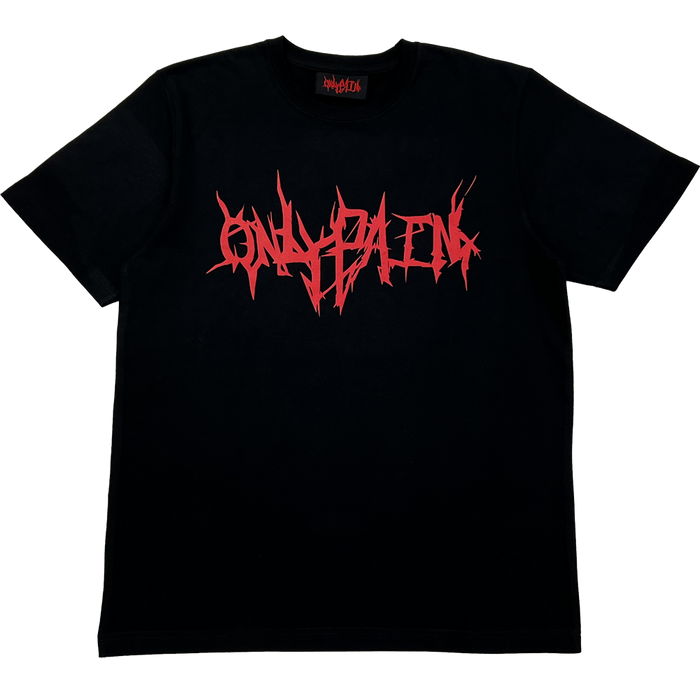Only Pain v.1 Logo T-Shirt Black Red