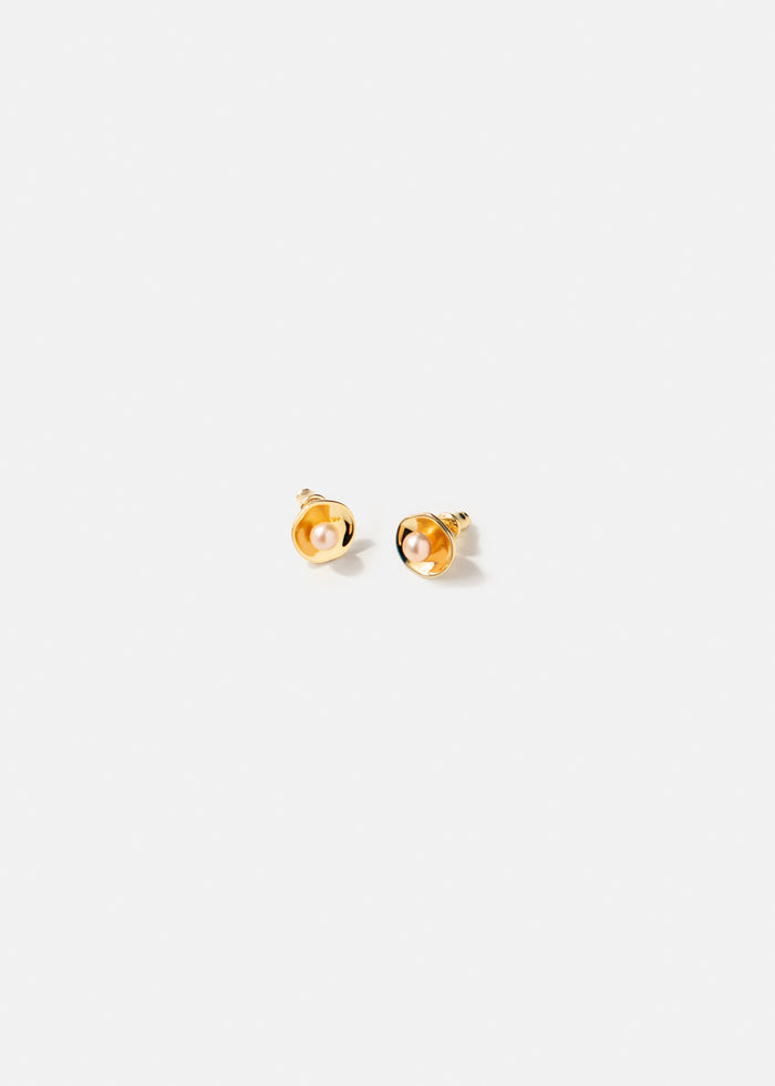 OPEN BUBBLE EARRING in Gold