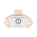 Teleties Open Small Hair Clip Almond Beige