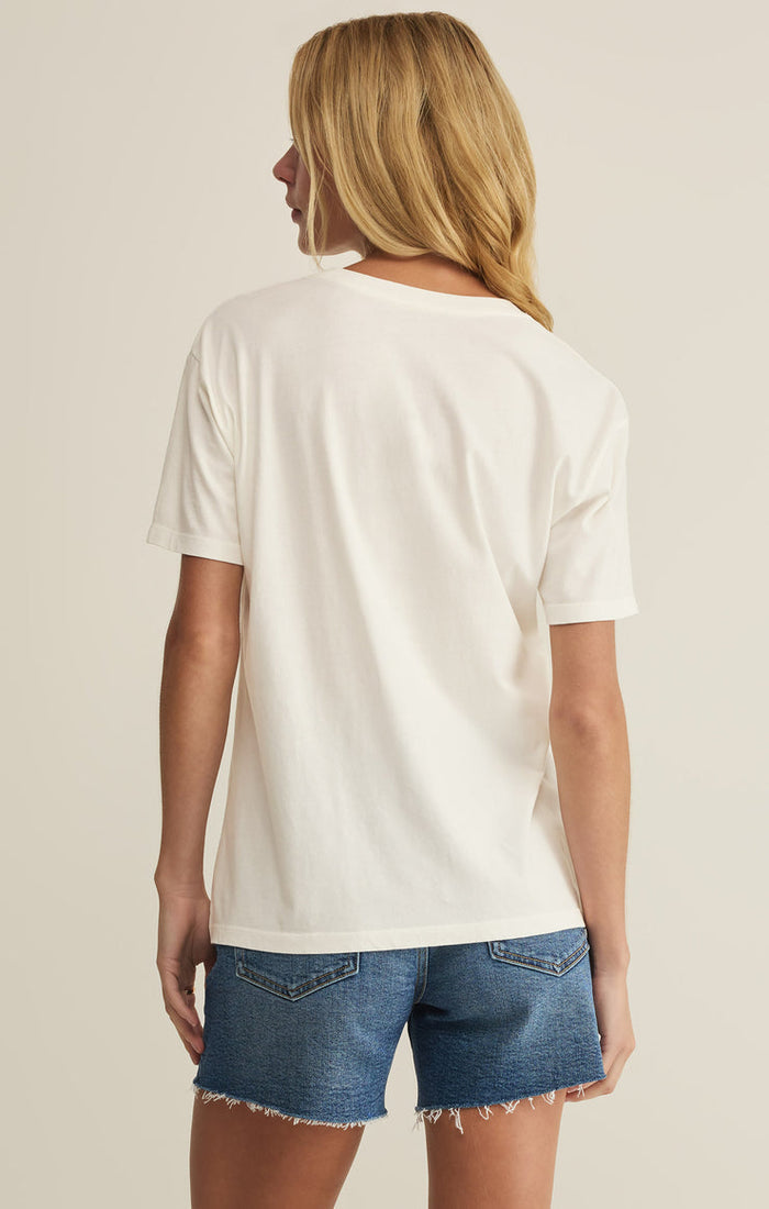 Palms Boyfriend Tee | Sea Salt