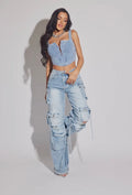 Perfect Fit Stretch Cargo Jeans image 0
