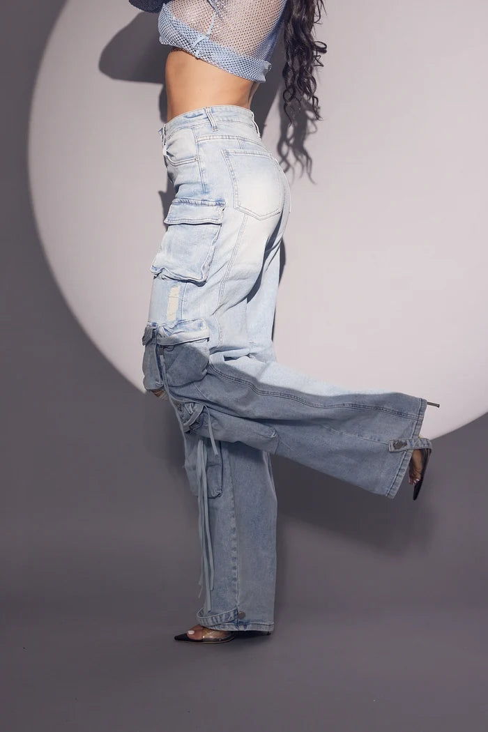 Perfect Fit Stretch Cargo Jeans image 2