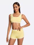Petal Contrast Sports Bra