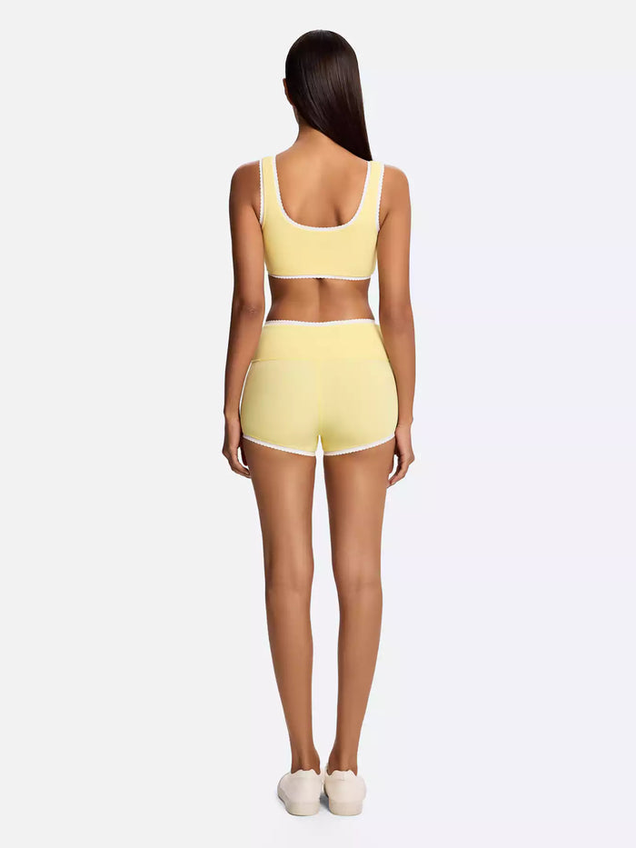 Petal Contrast Sports Bra