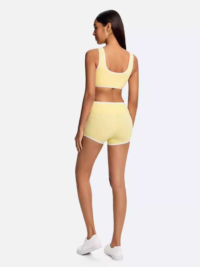 Petal Contrast Sports Bra