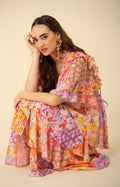 Peyton Tiered Dress, color_coral